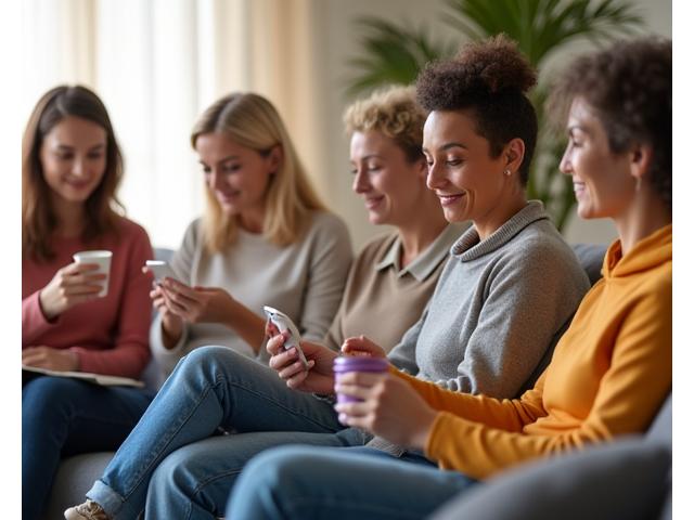 Diverse group of adults 35+ testing a new supplement