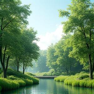 Fresh air and clean nature scene, representing reduction of environmental toxins