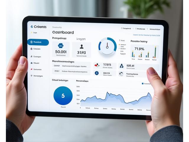 Digital dashboard displaying stress level graphs and mood tracking, illustrating wellness analytics